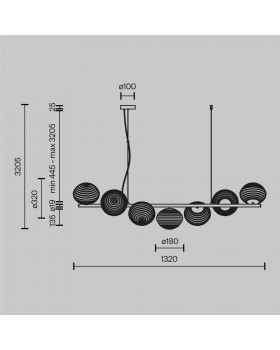 Подвесной светильник Maytoni MOD268PL-07G-foto6