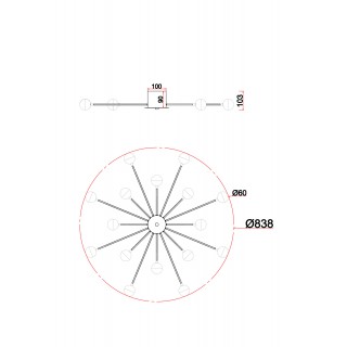 Потолочный светильник Freya FR5242CL-16BS-foto7