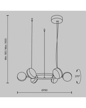 Подвесной светильник Maytoni MOD299PL-L60BC3K-foto7
