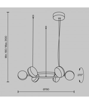 Подвесной светильник Maytoni MOD299PL-L60BC3K-foto7