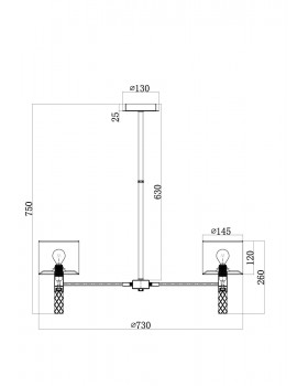 Люстра Maytoni MOD045PL-06CH-foto2