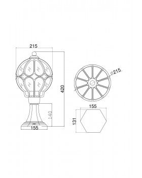 Ландшафтный светильник Outdoor O024FL-01G-foto4