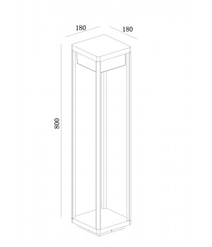 Ландшафтный светильник Outdoor O021FL-L10B3K-foto5