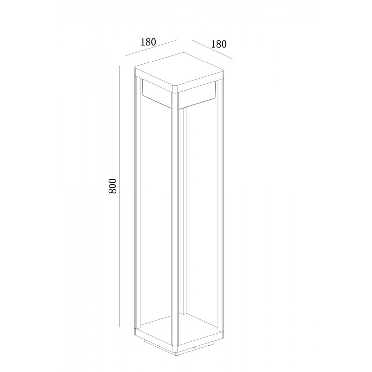 Ландшафтный светильник Outdoor O021FL-L10B3K