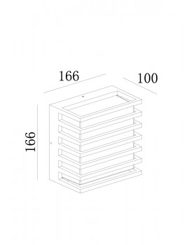Настенный светильник (бра) Outdoor O020WL-L10B4K-foto4