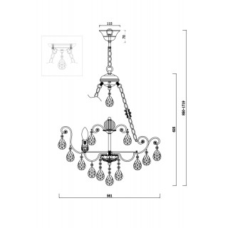 Люстра Freya FR1002PL-06WG-foto3