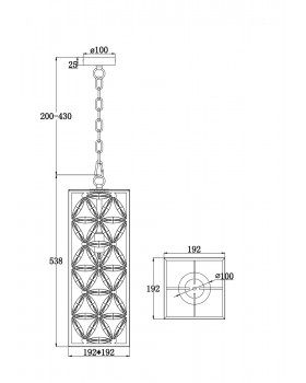 Подвесной светильник Maytoni MOD069PL-01CH-foto6