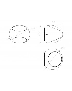 Настенный светильник (бра) Outdoor O032WL-L6W3K-foto3