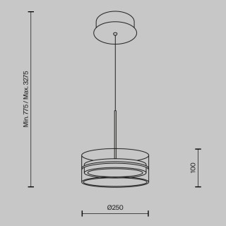 Подвесной светильник Maytoni MOD348PL-L18BBS3K-foto6