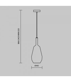 Подвесной светильник Maytoni MOD271PL-01B9-foto7