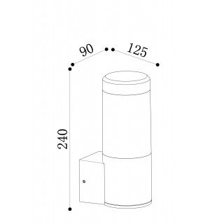 Настенный светильник (бра) Outdoor O590WL-L8B4K-foto10