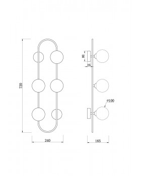 Настенный светильник (бра) Freya FR5233WL-04BS-foto20