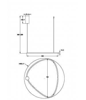 Подвесной светильник Maytoni MOD072PL-L36BSK-foto2
