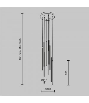 Подвесной светильник Maytoni MOD236PL-L54BS3K-foto7