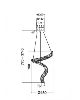 Подвесной светильник Maytoni P097PL-L48BS3K-foto7