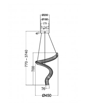 Подвесной светильник Maytoni P097PL-L48BS3K-foto7