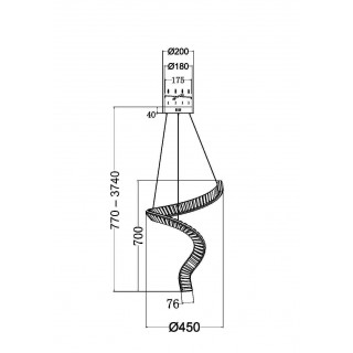 Подвесной светильник Maytoni P097PL-L48BS3K-foto7