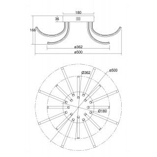 Потолочный светильник Freya FR6046CL-L50CH-foto3