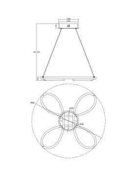 Подвесной светильник Freya FR6047PL-L70W-foto3