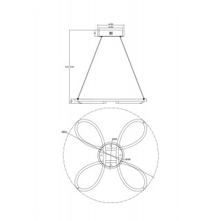 Подвесной светильник Freya FR6047PL-L70W-foto3