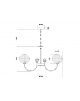Люстра Freya FR6026PL-06CH-foto2