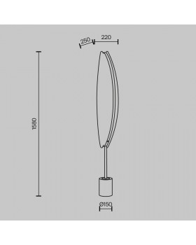 Напольный светильник (торшер) Maytoni MOD281FL-L33BS3K-foto7