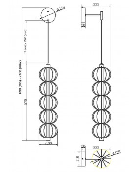 Настенный светильник (бра) Maytoni MOD216WL-L10G3K-foto6