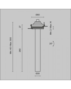 Встраиваемый светильник Technical C140TRS-L300-7W3K-W-foto14