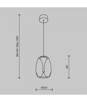 Подвесной светильник Maytoni MOD282PL-L8G3K1-foto12