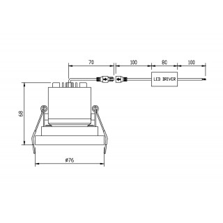 Встраиваемый светильник Technical DL040-L10RG4K-foto5