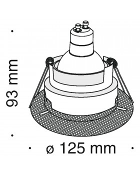 Встраиваемый светильник Technical DL043-01B-foto3