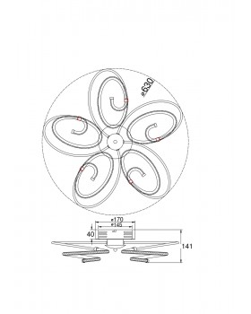 Потолочный светильник Freya FR6017CL-L60CH-foto8