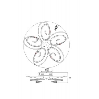 Потолочный светильник Freya FR6017CL-L60CH-foto8