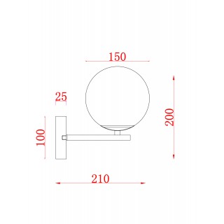 Настенный светильник (бра) Freya FR5230WL-01BS-foto10