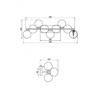 Настенный светильник (бра) Maytoni MOD547WL-09B-foto2
