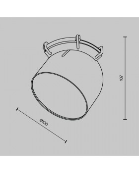 Подвесной светильник Technical TR124B-12W4K-W-foto10