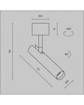 Потолочный светильник Technical C141CL-L125-6W4K-B-foto10