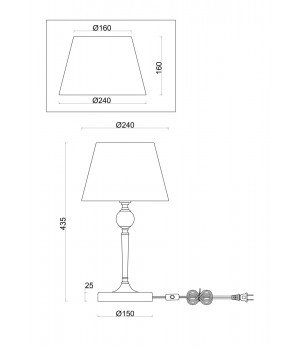 Настольный светильник Freya FR5190TL-01BS1-foto2