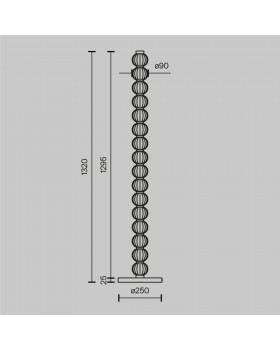 Напольный светильник (торшер) Maytoni MOD555FL-L23G3K-foto6