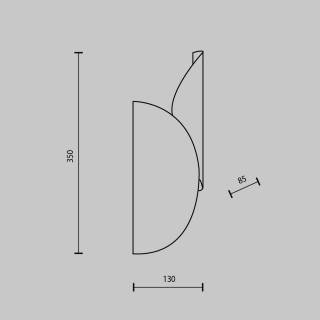 Настенный светильник (бра) Maytoni MOD225WL-02B2-foto6