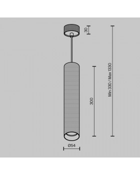 Подвесной светильник Technical P082PL-GU10-B-foto11