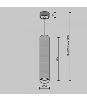 Подвесной светильник Technical P082PL-GU10-B-foto11
