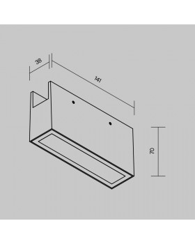 Уличный трековый светильник Outdoor O-TR01-2-S-10WB3K-foto4