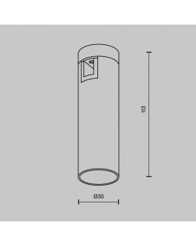 Трековый светильник Technical TR143-1-5W3K-W-BS-foto9