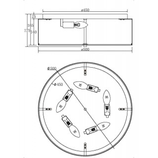 Потолочный светильник Maytoni MOD096CL-05G-foto2
