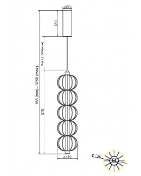 Подвесной светильник Maytoni MOD216PL-L10G3K-foto7