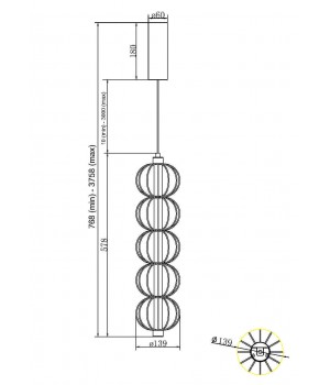 Подвесной светильник Maytoni MOD216PL-L10G3K-foto7