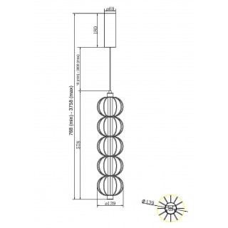 Подвесной светильник Maytoni MOD216PL-L10G3K-foto7
