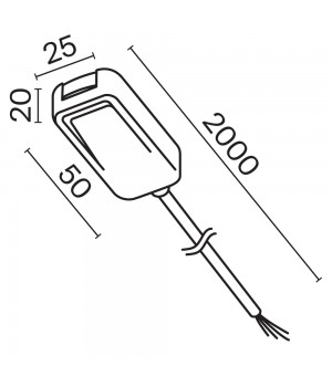 Комплектующие для систем освещения с токоведущими элементами Technical TRA084B-12B-200-foto6