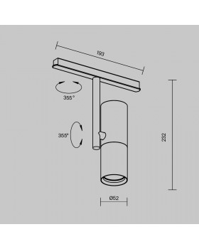 Трековый светильник Technical TR005-2-12W3K-B-foto9
